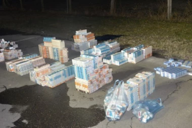Zaplena na Kelebiji: Oduzeto preko 5.000 paklica cigareta