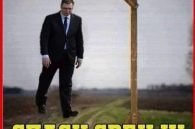 (FOTO) SKANDALOZNO! Da li se opozicija bori za ovakvu Srbiju?! Oni bi da obese sve koji ne misle kao oni!