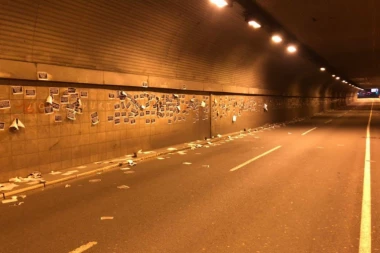 Vesić ima keca u rukavu: Đilasove pristalice više ne mogu da lepe nalepnice u Terazijskom tunelu, evo i zašto!