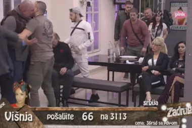 (VIDEO) Miki skočio da bije Suzanu: Obezbeđenje ga jedva obuzdalo!