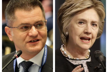 Jeremić kod Hilari: Od najveće mrziteljke Srba traži pomoć u rušenju Vučića