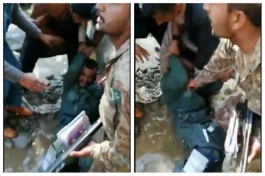 (UZNEMIRUJUĆI VIDEO) Linč indijskog pilota: Meštani ga nemilosrdno tuku, a onda se pojavljuje vojnik