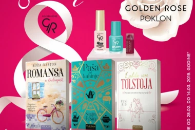 AKCIJA U SUSRET DANU ŽENA: Knjiga Vulkan izdavaštva + Golden Rose kozmetika
