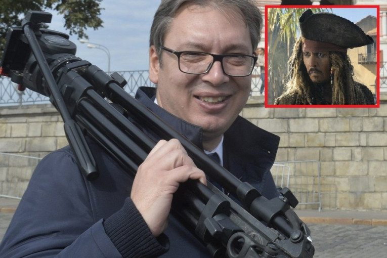 (FOTO) Vučić razoružao pirata sa Kariba