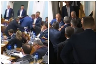 (VIDEO) Ozbiljna frka u crnogorskom parlamentu: Milogorci podržali šiptarskog teroristu, Knežević izgubio živce