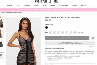 OBRATITE PAŽNJU NA OVO: Naručila je haljinu preko Interneta, a kad je probala da je obuče, mislila je da se neko ŠALI