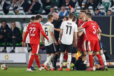 Skandal: Uhapšeni navijači posle meča Srbije i Nemačke!