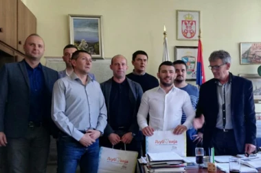 Štefanek i Marinković posetili Ljuboviju u obilasku teritorijalnih sportskih saveza!