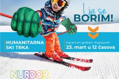 Nurdor i Skijališta Srbije zajedno u akciji: Humanitarna trka za decu obolelu od raka