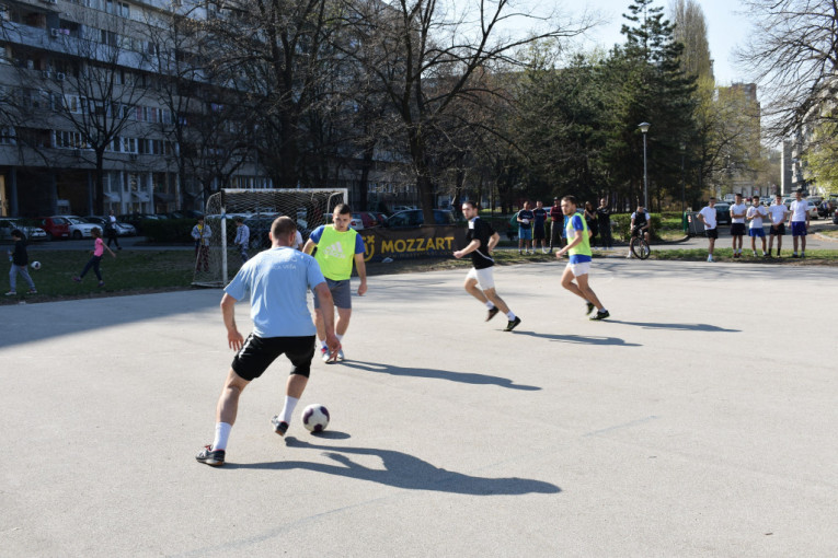 Detalj sa jednog od mečeva
