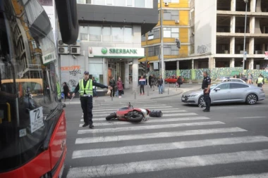 (FOTO) Motociklista udaren na Zelenom Vencu