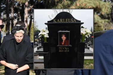 Jelena podigla majci spomenik pred pomen: Ovako izgleda nadgrobna ploča Divne Karleuše!