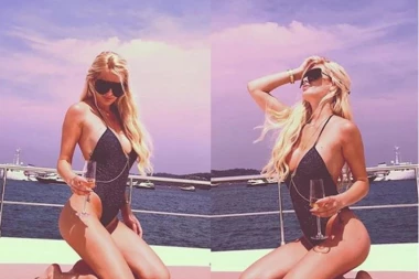 (FOTO) Golotinjom protiv afere: Optužili je da je elitna prostitutka, a ona ovako uzvratila udarac!