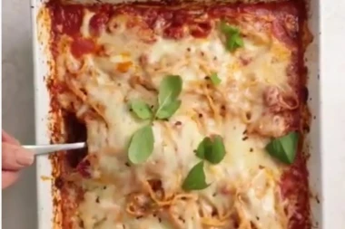 (VIDEO) Špagete iz rerne za tili čas