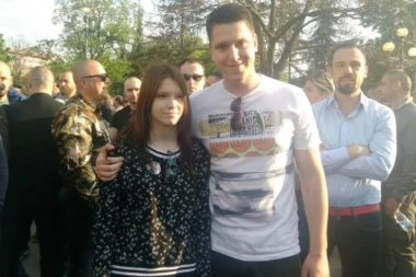 EKSKLUZIVNO, Vučićeva deca Danilo i Milica za Srpski telegraf: Došli smo da podržimo oca i pristojnu Srbiju