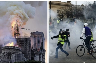 Žuti prsluci besni zbog velikih donacija za Notr Dam