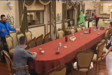 Haos u vili "Parova"! Leteo stakleni bokal, Dina besna počela da razbija!