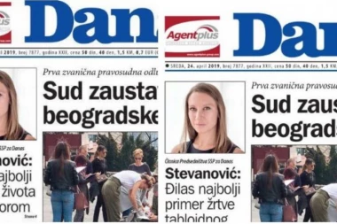 Branka Stamenković (DJB) optužuje: Đilas menja naslove u svom listu "Danas"!