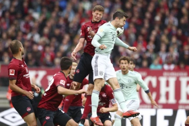 BAVARCI ZA DLAKU IZBEGLI PORAZ: Nirnberg promašio penal u 91. minutu za pobedu protiv Bajerna!