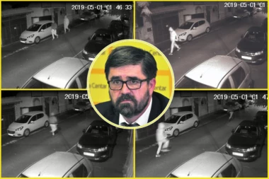 (VIDEO) Ekskluzivan snimak napada na automobil advokata Predraga Savića!