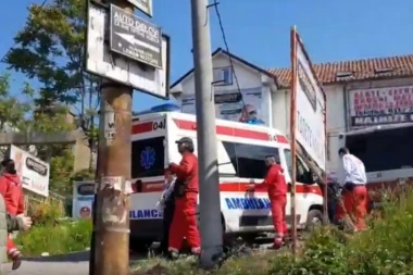 EKSKLUZIVNO Pogledajte video sa lica mesta! Teška nesreća na Bulevaru kralja Aleksandra