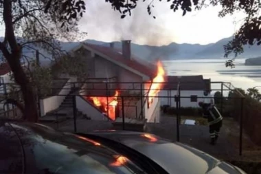 Stravična eksplozija u Tivtu: Sveštenik goreo kao buktinja, vatrogasci ga jedva spasli