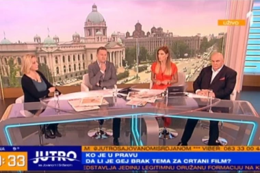 Palma napravio šou u jutarnjem programu: "Pozadinci" mi na slavu ne dolaze, zar neki kuma da mi štipka?!