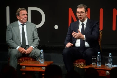Vučić se sastao sa Šrederom - na tapetu geopolitika i bombardovanje