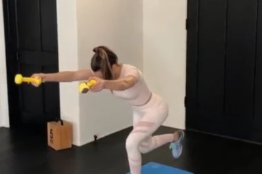 (VIDEO) Hoćete noge i guzu kao zvezda Holivuda? Isprobajte ovu vežbu i nećete se pokajati