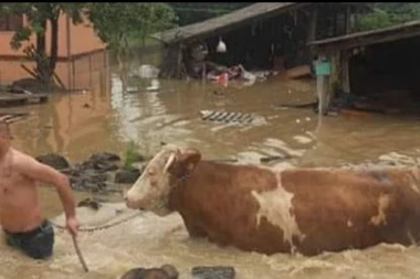 (FOTO) Pretužna slika potopljenog sela: Ove fotografije svedoče o vodenom užasu sa kojim se Srbija ponovo suočila