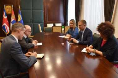 Sastanak Stefanovića i ambasadora Velike Britanije: Saradnja dve države protiv organizovanog kriminala