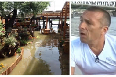 (FOTO) Poplavljen i Renato! Nabujali Dunav potopio konobu najpoznatijeg spasioca