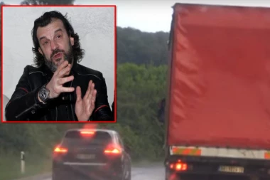 (VIDEO) Lukas izbegao tragediju: Umalo se sudario s kamionom!