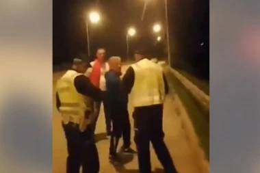 (VIDEO) SKANDALOZAN SNIMAK: Pogledajte brutalni napad na policiju u Srbiji! Momak vređa, preti i udara saobraćajca!