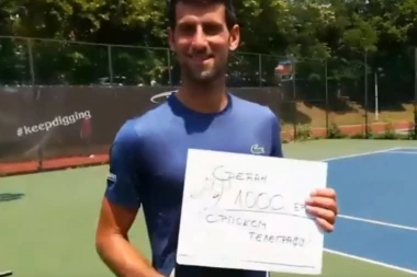 (FOTO, VIDEO) Pogledajte kako je najbolji teniser sveta  čestitao jubilej Srpskom telegrafu!