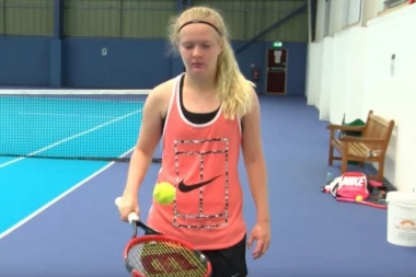 Nova heroina "belog" sporta: Teniserka koja ima osam prstiju igra na Vimbldonu!