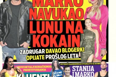 Marko navukao Lunu na kokain!