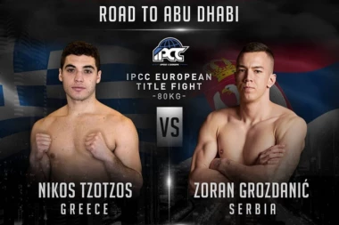 ZORAN GROZDANIĆ PRED MEČ KARIJERE: Očekujem da pobedim Grka Nikosa Tososa i uzmem pojas prvaka Evrope!