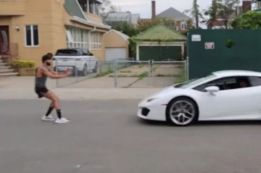 (VIDEO) Preskakao "lamborgini" u punoj brzini, ali se odmah pokajao