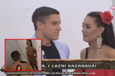 Mirili se u tuš-kabini: Ana i David se skinuli goli, pa sevnule guze, njeno međunožje i silikonske grudi!