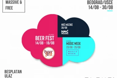 Besplatan ulaz na tri muzička festivala u avgustu na Ušću: Belgrade Beer Fest, Belgrade Music Week i Noć muzike!