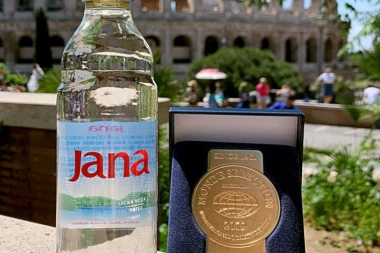 Svetsko priznanje: Voda "Jana" krunisana zlatom