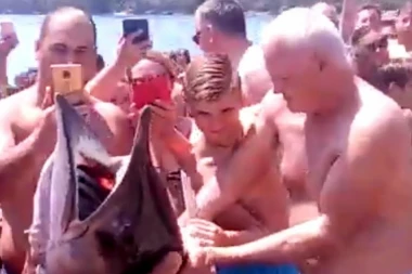 (VIDEO) Panika zbog nemani na Jazu, ali je meštanin uspeo da je uhvati