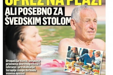 Poklanjamo MAGAZIN PENZIONER: Oprez na plaži, a posebno za švedskim stolom