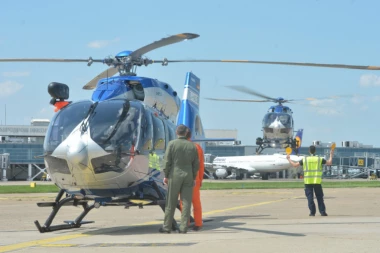 (FOTO) Prvi Erbasovi helikopteri za policiju sleteli u Beograd