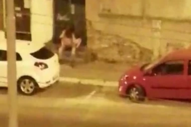 (ŠOK VIDEO) SE*S NASRED ULICE U BEOGRADU: Par menja poze u Ruzveltovoj kao da su u svojoj spavaćoj sobi!