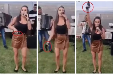 Zapevala, zapucala, a sad se popela i na BAGER! Ako ste mislili da se veselje završilo, varate se, OVA pevačica ne prestaje da šokira