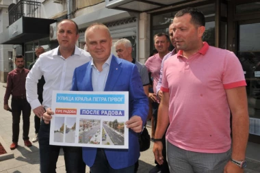Vesić: Za obnovu ulice u Lazarevcu više od 37 miliona dinara