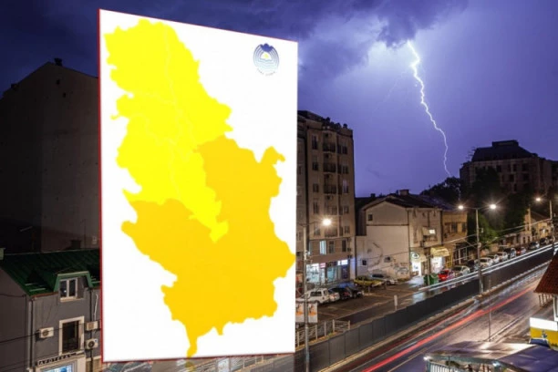 RHMZ Upozorio: U OVIM DELOVIMA SRBIJE BIĆE OPASNO!