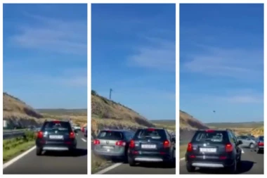 (VIDEO) Nemac nije mogao da se zaustavi kad je naleteo na gužvu na auto-putu u Hrvatskoj! Pogledajte šta je uradio